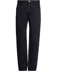 Giorgio Armani - Midnight Pants Linen, Cotton - Lyst
