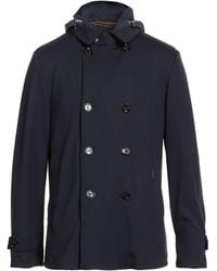 Moorer - Midnight Overcoat & Trench Coat Viscose, Polyamide, Elastane - Lyst