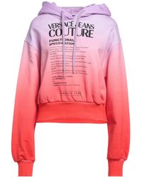 Versace Jeans Couture - Lilac Sweatshirt Cotton, Elastane - Lyst