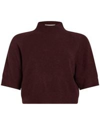 Manila Grace - Burgundy Turtleneck Viscose, Polyester, Polyamide - Lyst