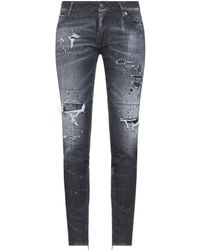 DSquared² - Jeans Cotton, Elastomultiester, Elastane, Bovine Leather - Lyst