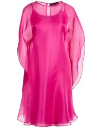 Gianluca Capannolo - Mini Dress Silk - Lyst