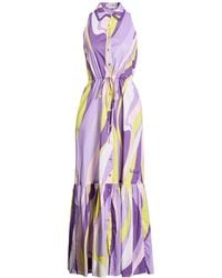 MC2 Saint Barth - Maxi Dress Cotton - Lyst
