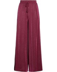 Dixie - Burgundy Pants Viscose, Metallic Fiber, Polyamide, Elastane - Lyst