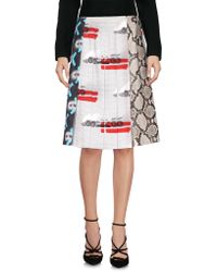 Prada Knielanger Rock - Weiß