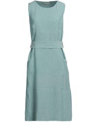 Fedeli - Midi Dress Viscose, Linen - Lyst