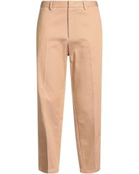 Jil Sander - Camel Pants Cotton - Lyst