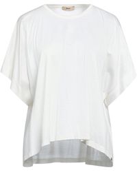 Herno - Cream T-Shirt Silk, Cotton - Lyst