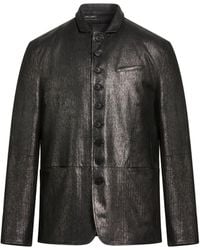 John Varvatos - Jacket Goat Skin - Lyst
