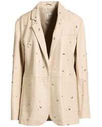 Alysi - Crème Blazer Leather - Lyst