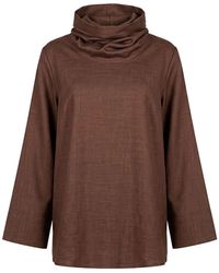MEIMEIJ - Chocolate Top Polyester, Viscose, Elastane - Lyst