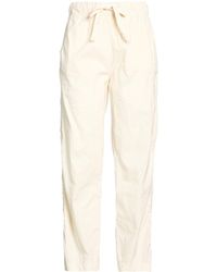 Myths - Ivory Pants Cotton, Linen, Lyocell - Lyst