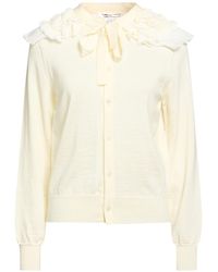 Comme des Garçons - Cream Cardigan Wool, Acrylic, Cotton, Polyester, Nylon - Lyst