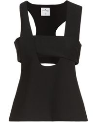 Courreges - Top Polyester, Wool, Elastane, Polyamide - Lyst