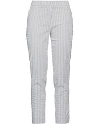 Rossopuro - Charcoal Pants Cotton, Polyamide, Elastane - Lyst