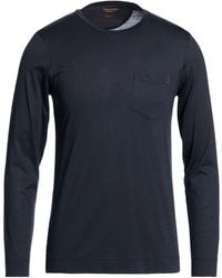 Moorer - Midnight T-Shirt Silk, Cotton - Lyst