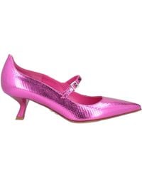 Sergio Levantesi - Fuchsia Pumps Leather - Lyst