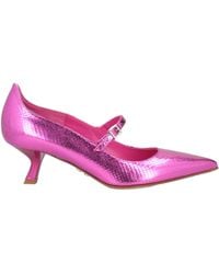 Sergio Levantesi - Fuchsia Pumps Leather - Lyst