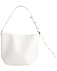 Calvin Klein - Cream Shoulder Bag Recycled Polyester, Polyurethane - Lyst