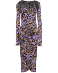Versace Jeans Couture - Vestito Midi - Lyst