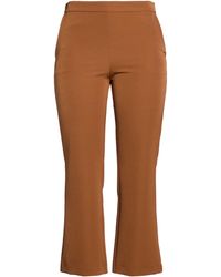 Maliparmi - Camel Pants Polyester, Elastane - Lyst