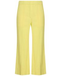 MSGM - Pants Viscose, Linen, Polyester - Lyst
