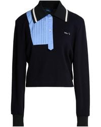 Kolor - Midnight Polo Shirt Polyester, Cotton - Lyst
