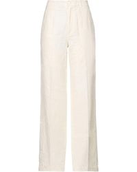 European Culture - Pants Rayon, Viscose, Linen, Cotton, Elastane - Lyst