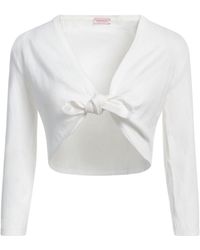 Rossopuro - Wrap Cardigans Cotton, Polyester - Lyst