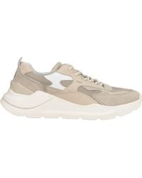 Date - Light Sneakers Textile Fibers, Leather - Lyst