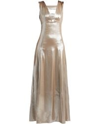 Peserico - Embellished Viscose Maxi Gown - Lyst