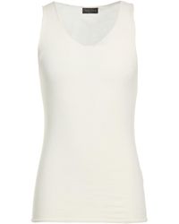 Roberto Collina - Ivory Tank Top Wool - Lyst