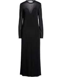 nina ricci satin-finish maxi dress Nina Ricci Satin-Finish Maxi Dress in Purple