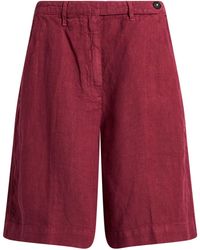 Massimo Alba - Garnet Shorts & Bermuda Shorts Linen - Lyst