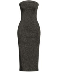 Patou - Midi Dress Virgin Wool, Polyester, Metallic Fiber, Polyamide, Elastane - Lyst