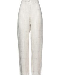 Crea Concept Ladies Designer Wide Leg Woven Smart & Comfortable Lined Trousers 