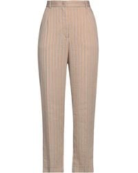 Manuel Ritz - Camel Pants Linen, Viscose, Polyamide - Lyst