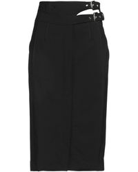 Alberta Ferretti - Midi Skirt Virgin Wool, Elastane - Lyst