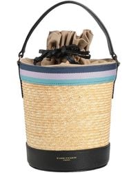 Gianni Chiarini - Handbag Natural Raffia, Leather - Lyst