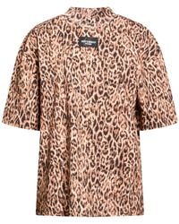 Just Cavalli - Camel T-Shirt Cotton - Lyst