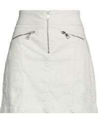 Karl Lagerfeld - Off Denim Skirt Cotton, Polyester, Polyamide, Elastane - Lyst
