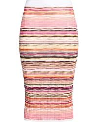 Missoni - Midi Skirt Cotton, Viscose, Polyamide, Elastane - Lyst