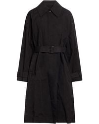 Tod's - Overcoat & Trench Coat Cotton, Polyester, Polyamide - Lyst