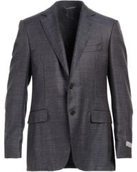 Canali - Midnight Blazer Wool, Silk, Linen - Lyst