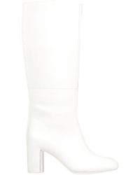 jil sander white boots