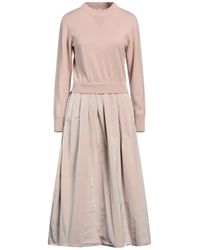 Peserico - Midi Dress Polyester, Metallic Fiber, Virgin Wool, Silk, Cashmere - Lyst