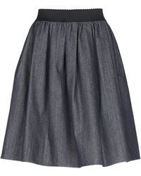 Dolce & Gabbana Falda vaquera - Gris