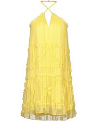 Just Cavalli Vestido por la rodilla - Amarillo