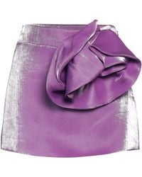Jijil - Mauve Mini Skirt Viscose, Polyamide, Polyester - Lyst