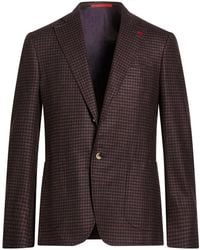 Isaia - Blazer Wool, Silk, Linen - Lyst